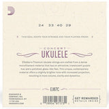 D'ADDARIO CONCERT TITANIUM UKULELE STRING SET - Remenyi House of Music