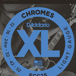 D'Addario ECG25 Chromes Flat Wound LIGHT 12 - 52 - Remenyi House of Music