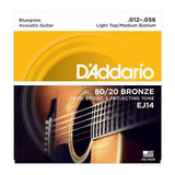 D'Addario EJ14 - 80/20 Bronze Bluegrass 12 - 56 - Remenyi House of Music