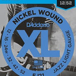 D'Addario EJ21 - Nickel Wound JAZZ LIGHT 12 - 52 - Remenyi House of Music