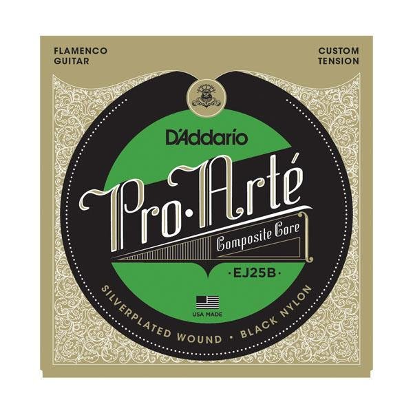 D'Addario EJ25B Flamenco Guitar Strings with Black Trebles, Full Set - Remenyi House of Music