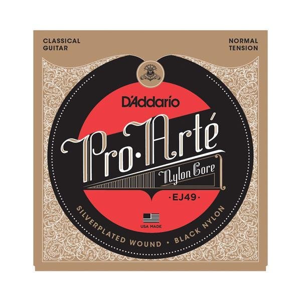 D'Addario EJ49 Pro - Art̩ Black Nylon, Normal Tension - Remenyi House of Music