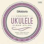 D'Addario EJ65T - Pro - Arte Clear Nylon Ukulele Strings, Tenor - Remenyi House of Music