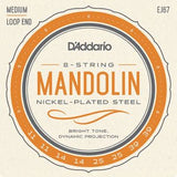 D'Addario EJ67 - Nickel Mandolin Strings Medium 11 - 39 - Remenyi House of Music