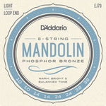 D'Addario EJ73 - Mandolin Phosphor Bronze Light 10 - 38 - Remenyi House of Music