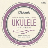 D'Addario EJ88C Nyltech Ukulele, Concert - Remenyi House of Music