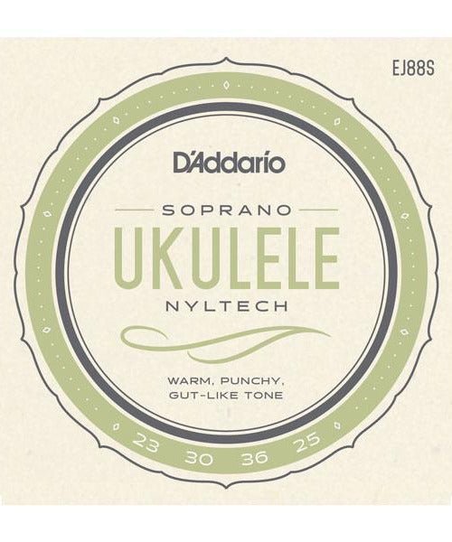 D'Addario EJ88S - Soprano Ukulele Nyltech String Set - Remenyi House of Music