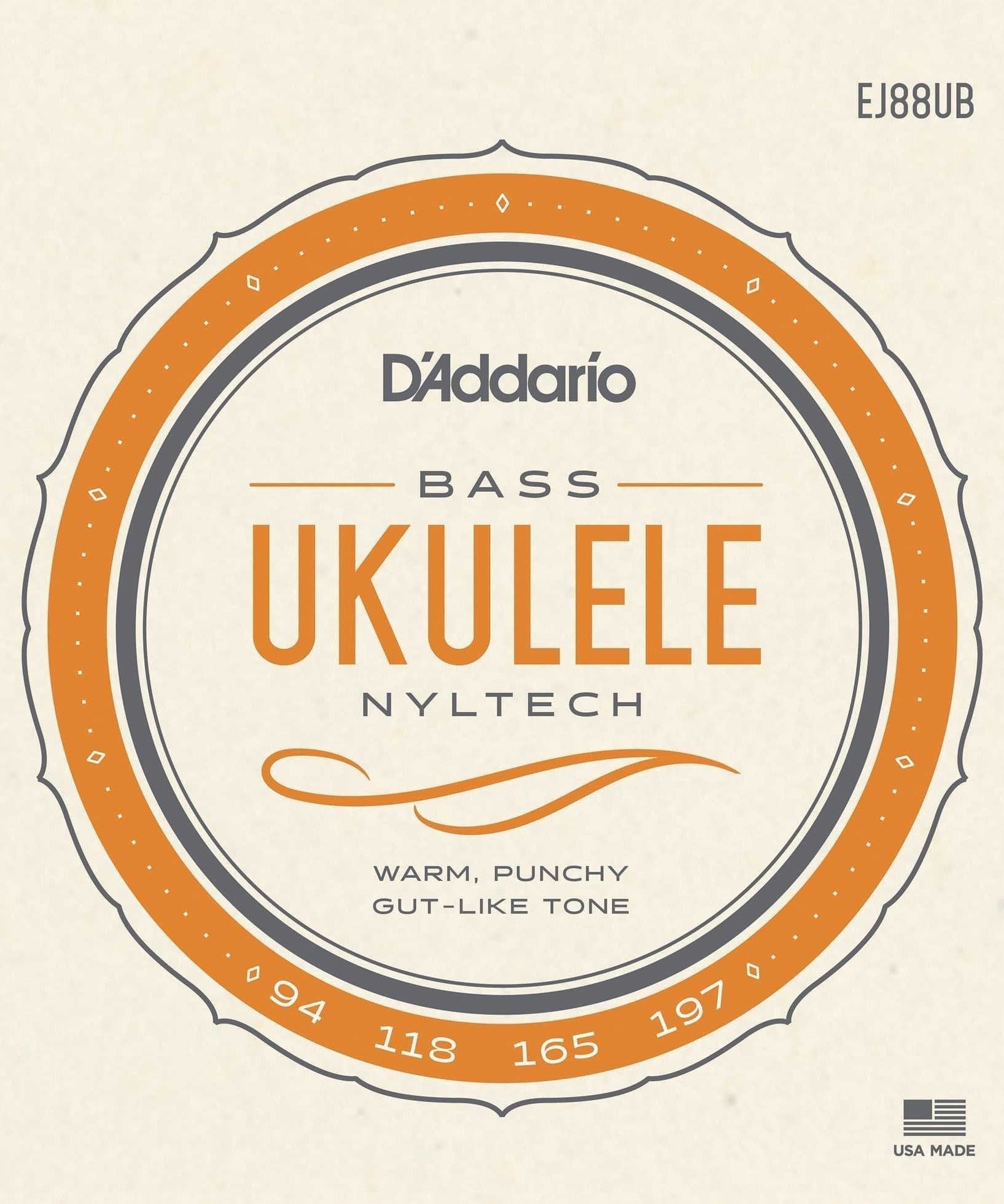 D'Addario EJ88UB Ukulele Bass Nyltech - Remenyi House of Music