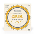 D'Addario EJ98 Black Nylon Cuatro Strings - Remenyi House of Music