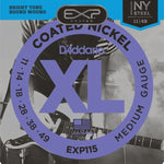 D'Addario EXP115 - Nickel Wounded Coated Blues/Jazz Rock 11 - 49 - Remenyi House of Music