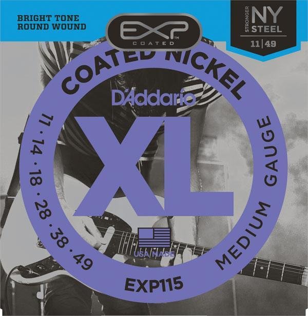 D'Addario EXP115 - Nickel Wounded Coated Blues/Jazz Rock 11 - 49 - Remenyi House of Music