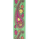 D’Addario JS 50MM Guitar Strap - Paisley Green - Remenyi House of Music