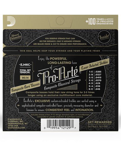 D'ADDARIO PRO - ARTE COMPOSITE HARD STRINGS SET - Remenyi House of Music