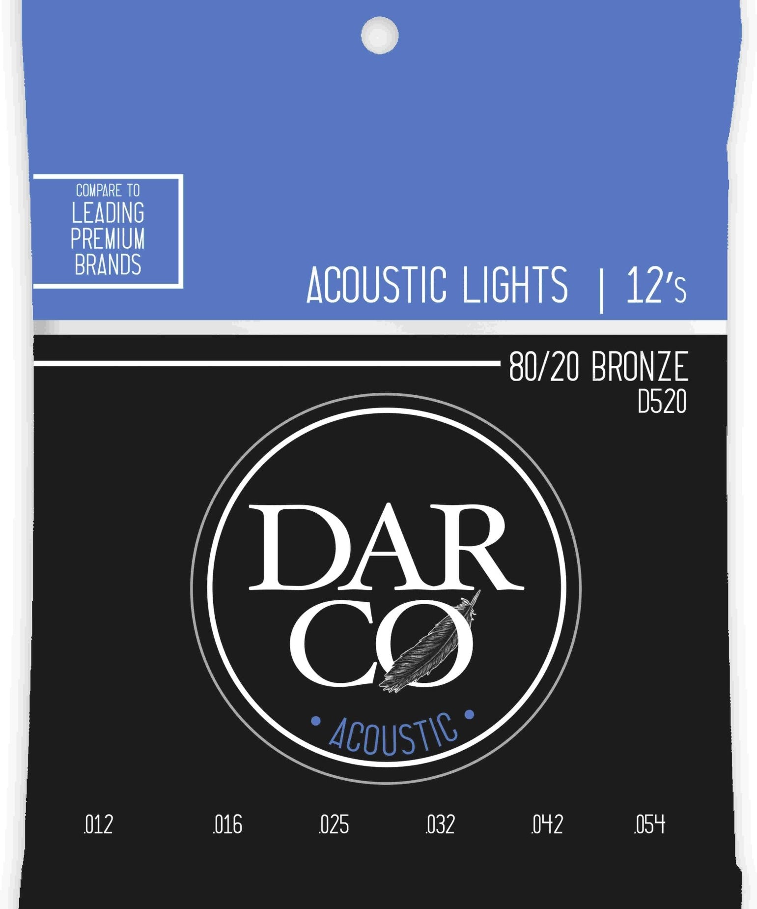 Darco Acoustic Strings 80/20 6 String Light - Remenyi House of Music