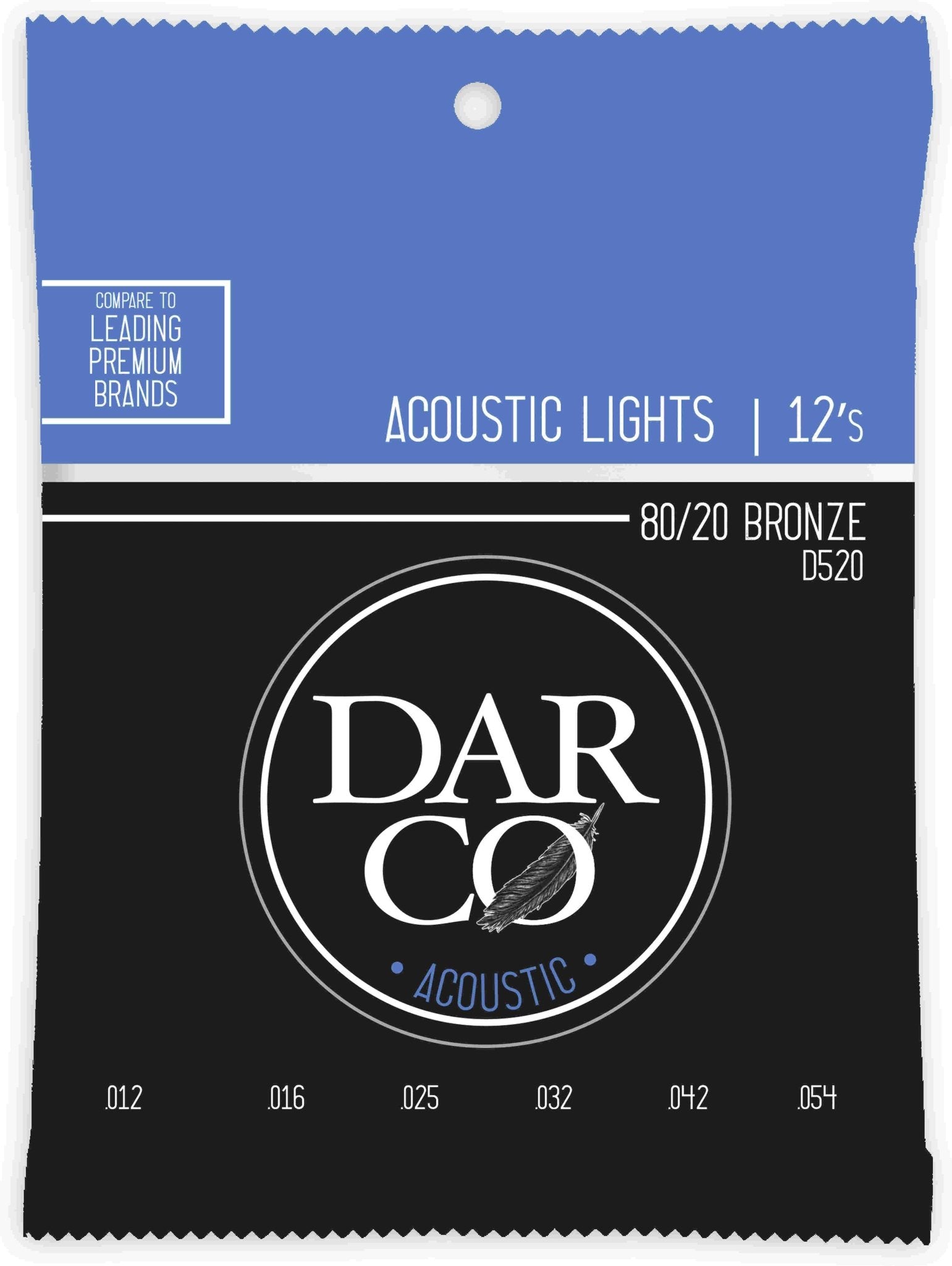 Darco Acoustic Strings 80/20 6 String Light - Remenyi House of Music