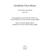 Das Wort ward Fleisch SWV 385 - Remenyi House of Music