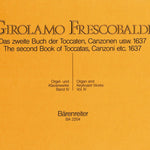 Das zweite Buch der Toccaten, Canzonen usw. 1637 - Remenyi House of Music