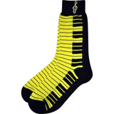 Socks - Yellow with Keyboard