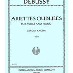 Debussy, C. - Ariettes Oubliees - High - Remenyi House of Music