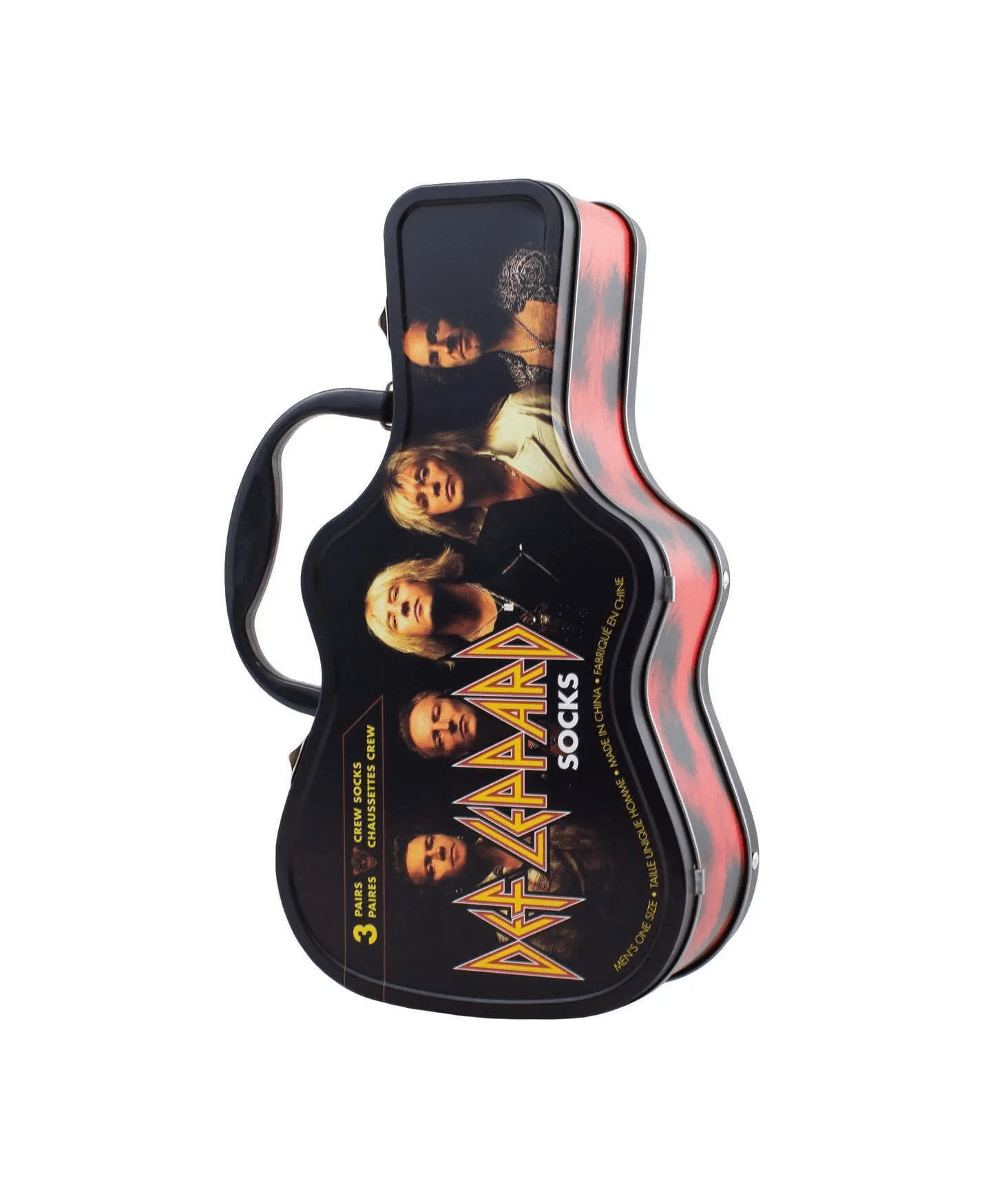 Def Leppard Socks in Guitar Tin (3-pair) - Remenyi House of Music