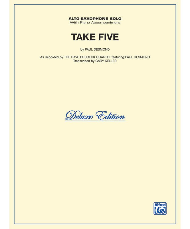 Desmond, P. - Take 5 Alto Sax Solo - Remenyi House of Music