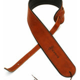 Martin Premium Rolled Leather Guitar Strap - Brown