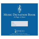 Dictation Book, 6 Stave, 24 pages - Remenyi House of Music