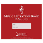 Dictation Book, 6 Stave, 48 pages - Remenyi House of Music