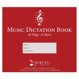 Dictation Book, 6 Stave, 48 pages - Remenyi House of Music