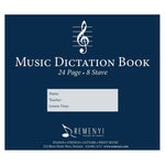 Dictation Book, 8 Stave, 24 pages - Remenyi House of Music