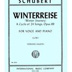 Die Winterreise. A Cycle of 24 Songs, Opus 89 (G. & E.) - Low - Remenyi House of Music