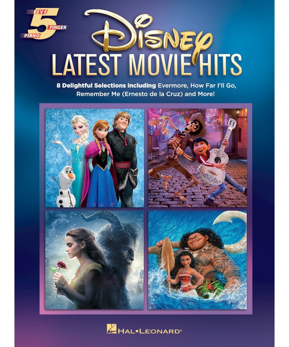 Disney Latest Movie Hits (Five Finger Piano Songbook) - Remenyi House of Music