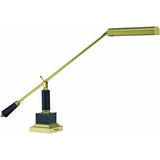 House Of Troy P10-190-M Counter Balance 20-Inch Portable Fluorescent Short Arm Lamp, Polished Brass and Black Marble