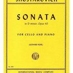 Dmitri Shostakovich - Cello Sonata in D minor op. 40 - Remenyi House of Music