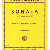 Dmitri Shostakovich - Cello Sonata in D minor op. 40 - Remenyi House of Music