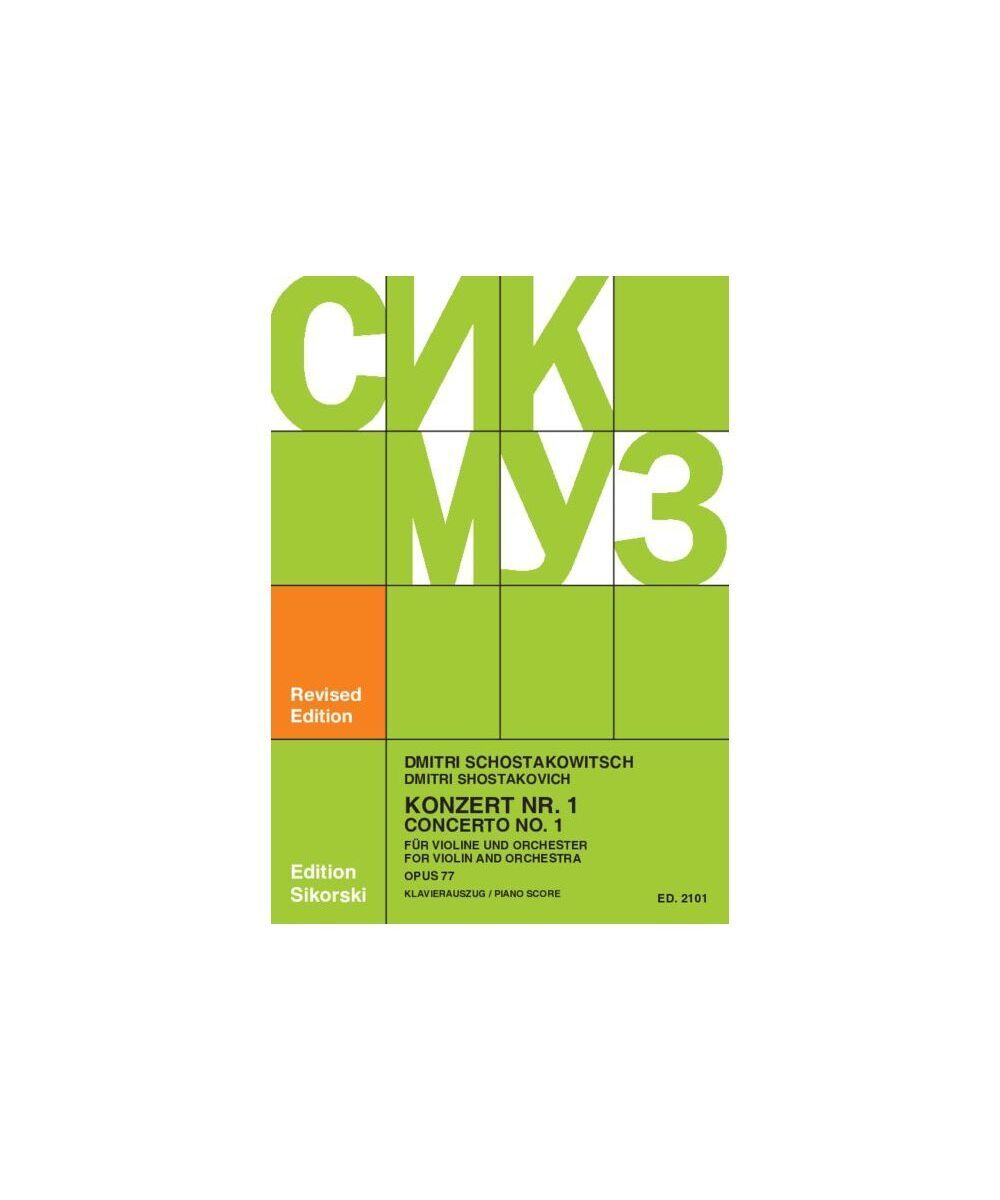 Dmitri Shostakovich: Concerto No. 1 - Score and Parts - Remenyi House of Music