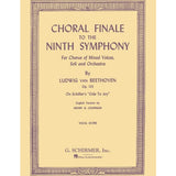 Finale choral de la Neuvième Symphonie - SATB