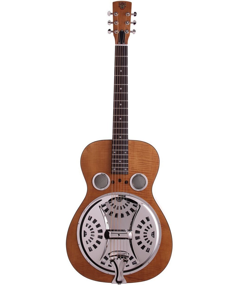 Dobro Hound Dog Dlx Round Neck Resonator Guitar - Vin Brown - Remenyi House of Music