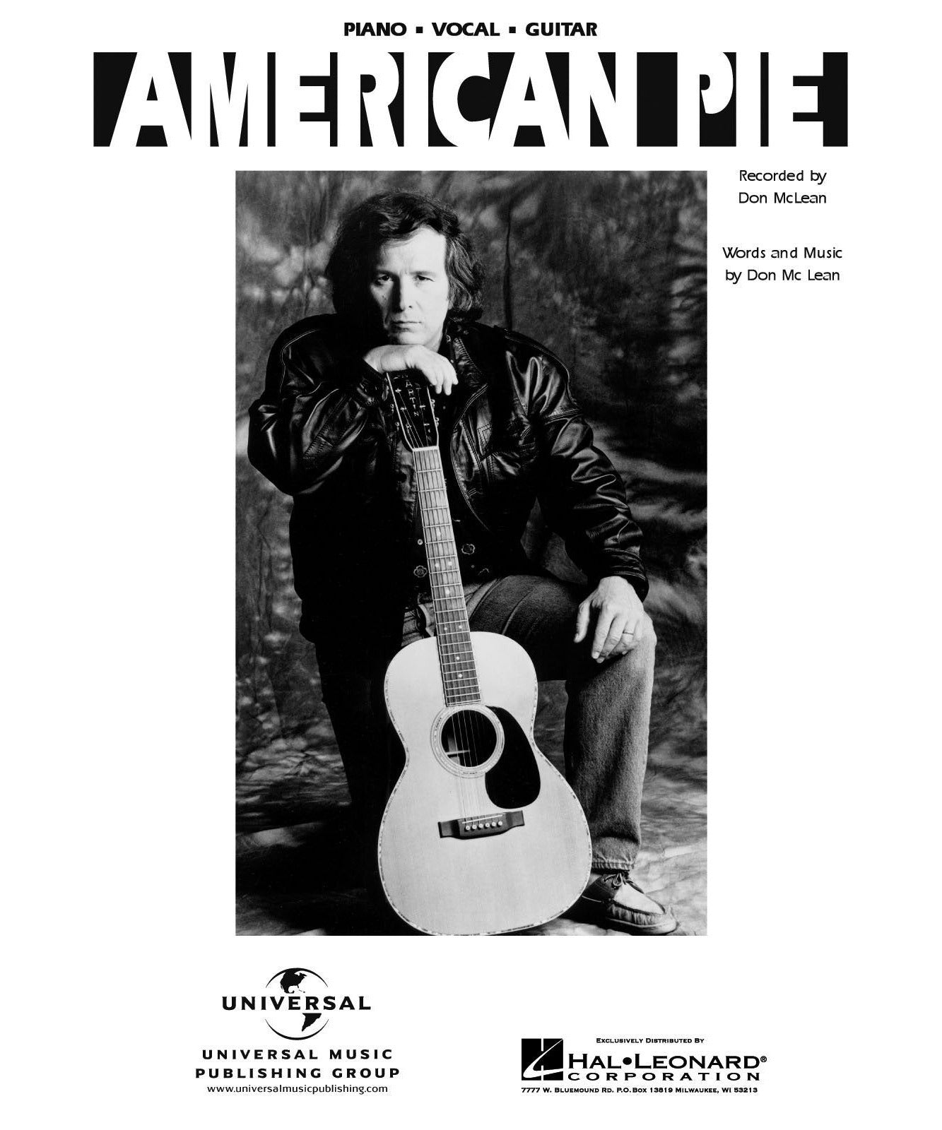 Don McLean: American Pie (Piano Vocal) - Remenyi House of Music