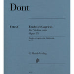 Dont, J. - Etudes and Caprices for Violin Solo Op. 35 - Remenyi House of Music