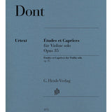 Dont, J. - Etudes and Caprices for Violin Solo Op. 35 - Remenyi House of Music