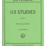 Dotzauer, F. - 113 Studies in Four Volumes (Volume 2) - Remenyi House of Music