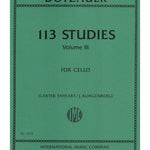 Dotzauer, F. - 113 Studies in Four Volumes (Volume 3) - Remenyi House of Music