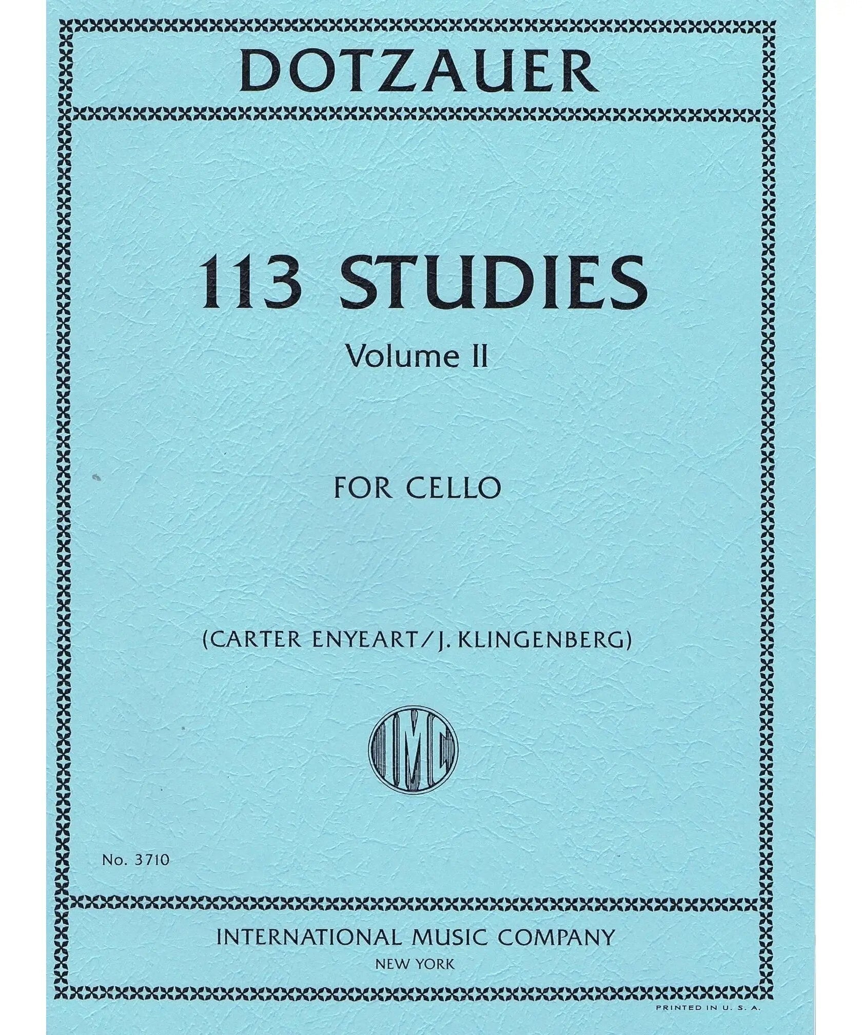 Dotzauer, F. - 113 Studies (Volume 2) - Remenyi House of Music