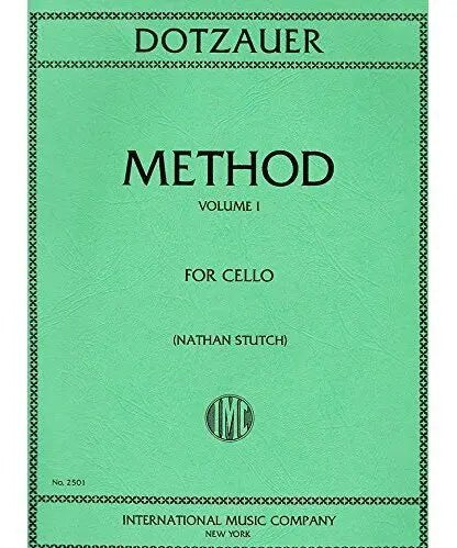 Dotzauer, F. - Cello Method Volume 1 - Remenyi House of Music