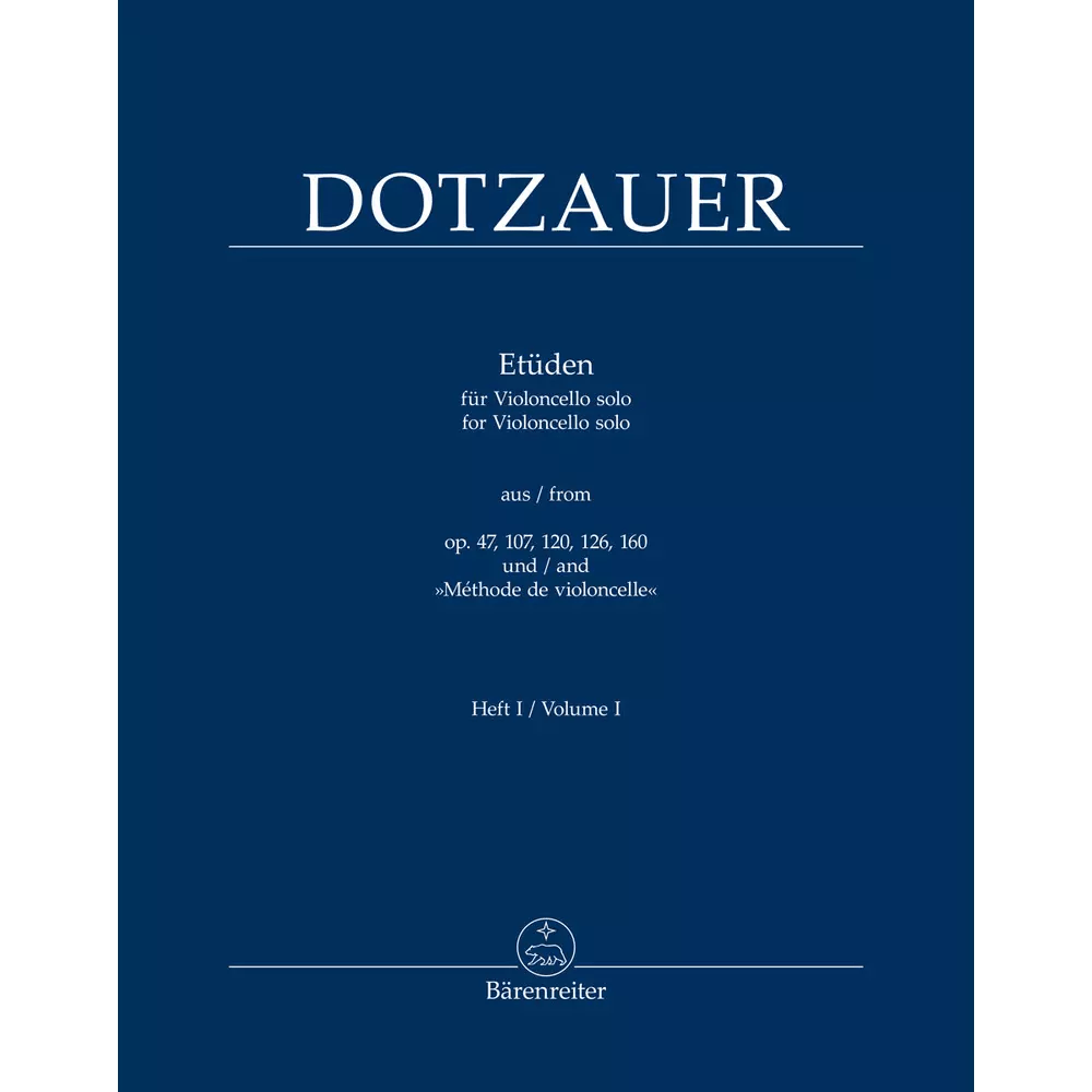 Dotzauer, J. - Etudes for Cello solo - Volume 1 - Remenyi House of Music