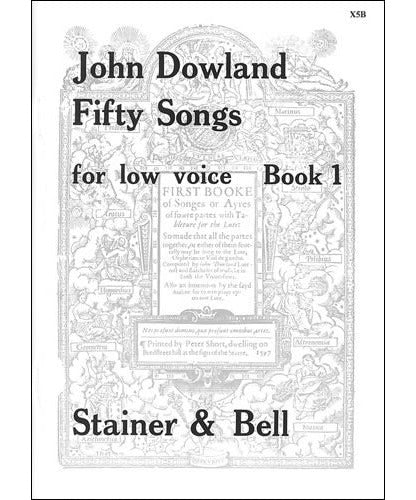 Dowland J. - 50 Songs Volume 1 - Low Voice - Remenyi House of Music