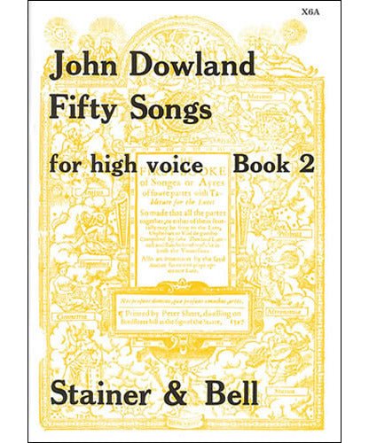 Dowland J. - 50 Songs Volume 2 - High Voice - Remenyi House of Music