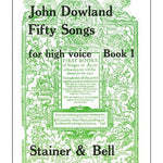 Dowland, J. - Fifty Songs Volume 1 - High Voice - Remenyi House of Music