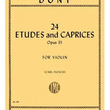 Dont, J. - 24 Etudes and Caprices Op. 35